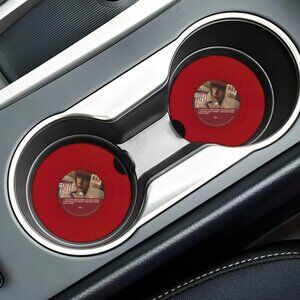 Taylor Swift Red Vinyl Album Car Coasters
